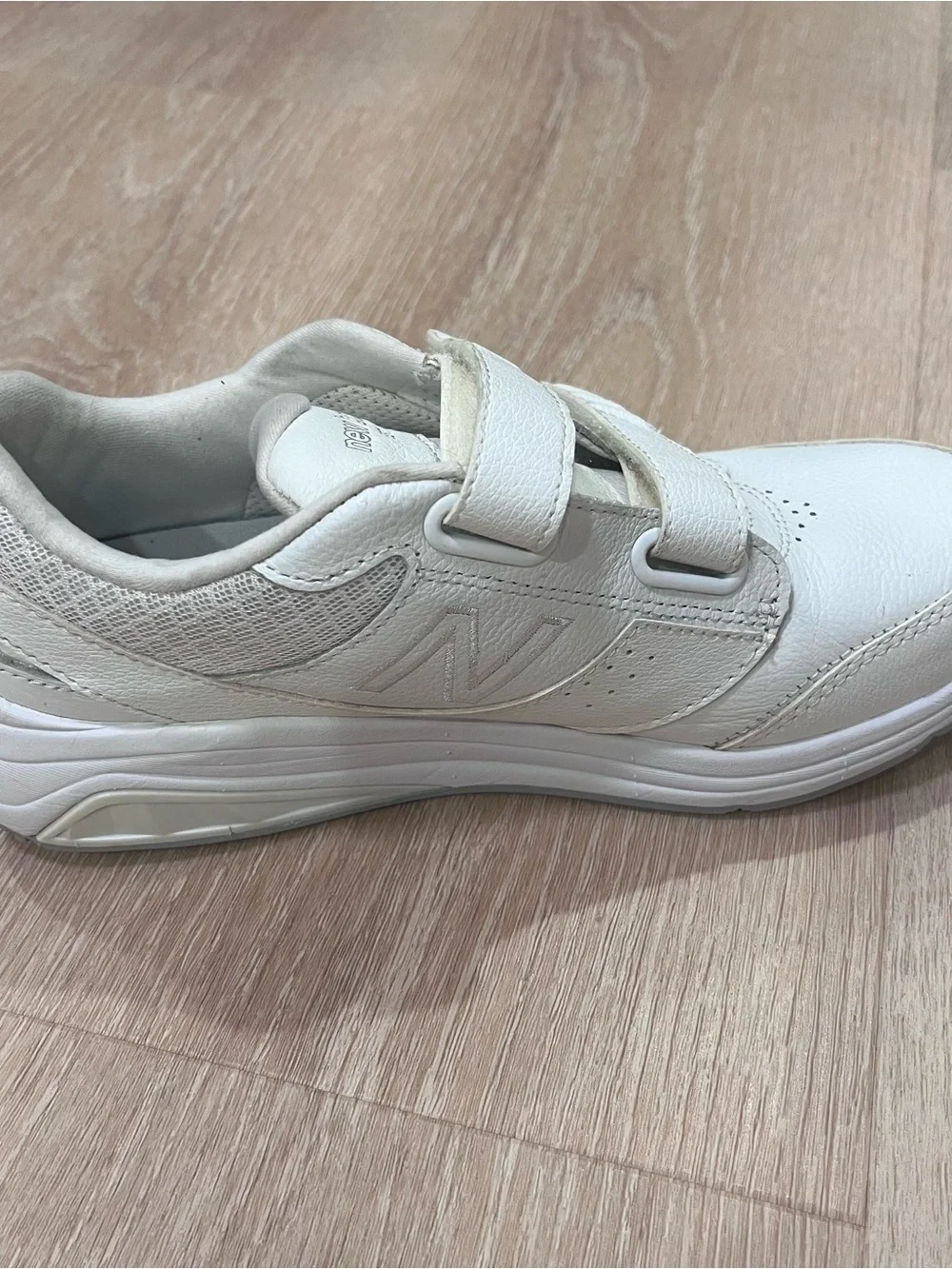 New Balance 928v3 White Leather Velcro Walking Shoes US Women 6.5 Narrow